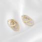 Aretes triple aro entrelasados IM4 - A59