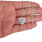 Cadena corazon logo con circonitas silver CPP13