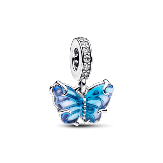 Mariposa de cristal murano azul CH102