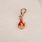 Mini Charm Llama ardiente gold rose MC01