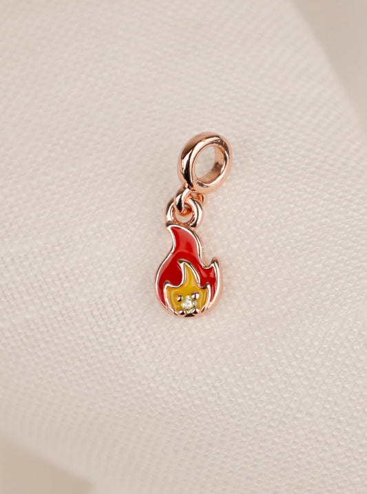 Mini Charm Llama ardiente gold rose MC01