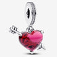 Charm Corazón rojo y flecha CH71