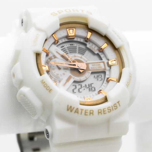 Reloj Sports Agua Blanco GF04