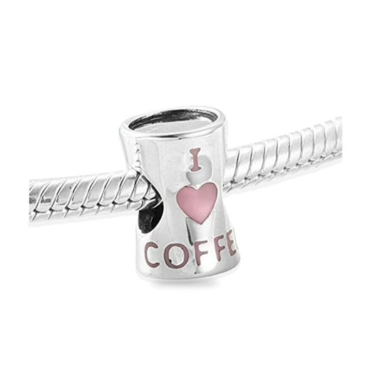 Taza de café - I Love Coffe corazon rosado CH45