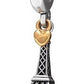 Torre eiffel con corazon dorado CH104